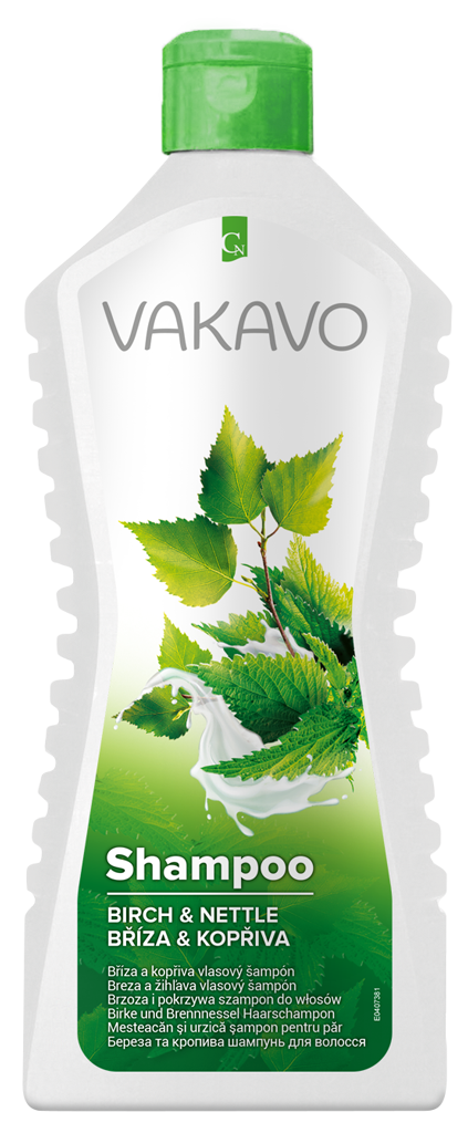 Vakavo šampon Bříza a kopřiva 500ml