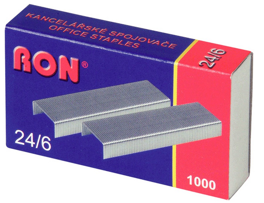 Jehly/drátky do sešívačky RON 24/6 1000 ks
