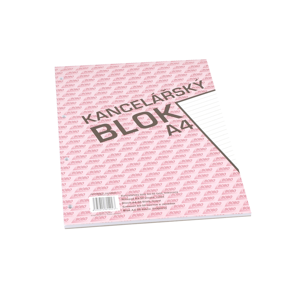 Blok kancelářský BOBO A4 linkovaný