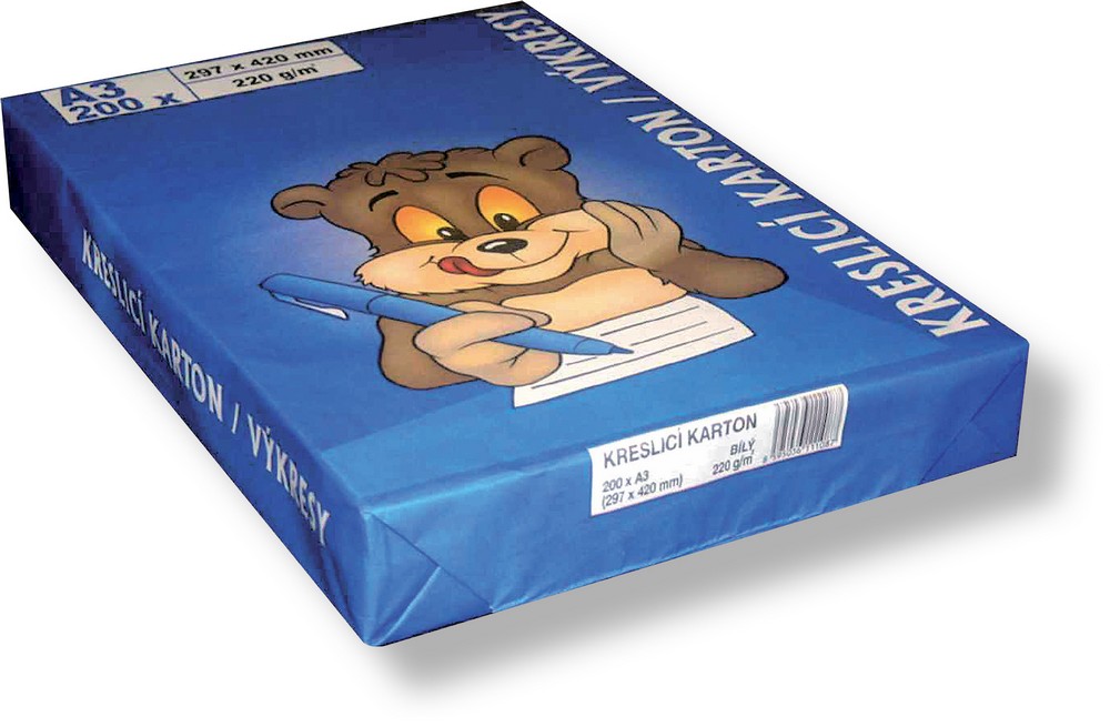 Karton kreslicí bílý A1 220 g / 100 listů
