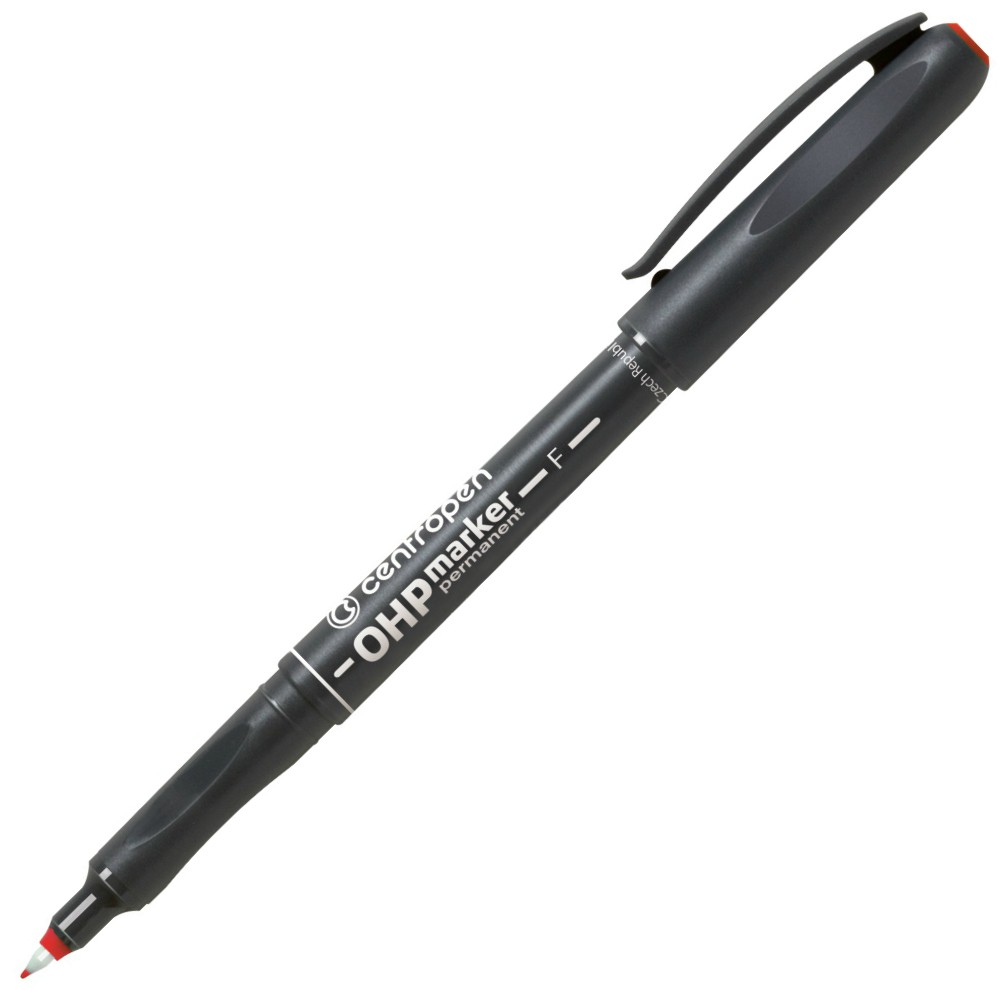 Centropen popisovač 2636 F OHP permanent červený