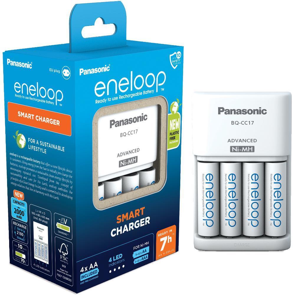 Nabíječka baterií  Panasonic Advanced Charger AA 1900mAh včetně 4 ks baterií