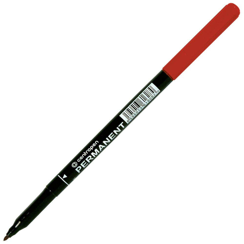 Centropen popisovač 2536 červený