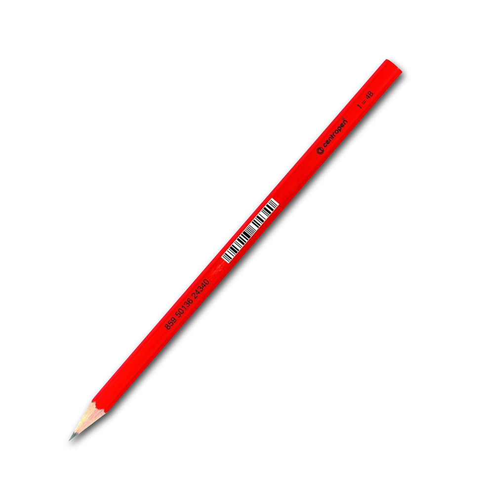 Tužka grafitová školní Centropen č.1 červená