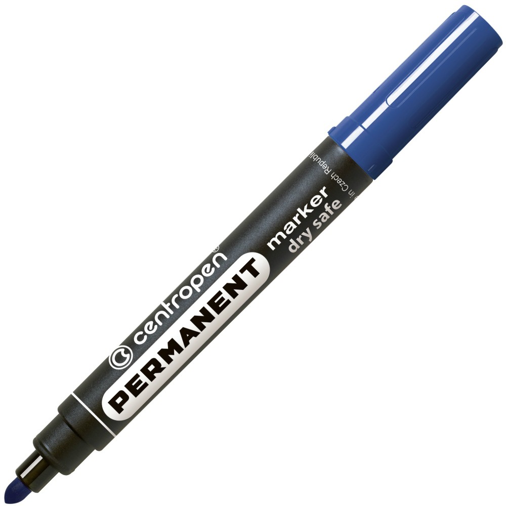 Centropen popisovač 8510 nevysychavý permanent modrý