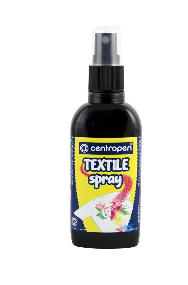 Barva na textil Centropen 1139 sprej 110 ml černá