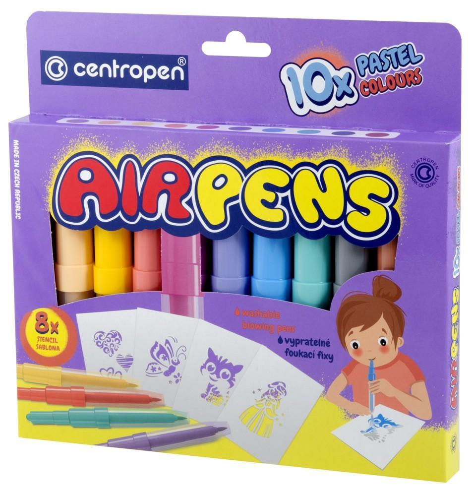 Foukací fixy Centropen 1500/10 Pastel Colours