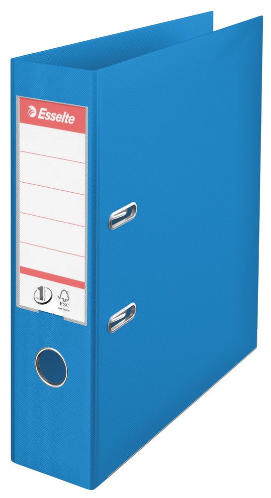 Pořadač pákový Esselte No. 1 POWER VIVIDA, celoplastový A4 7,5 cm modrý