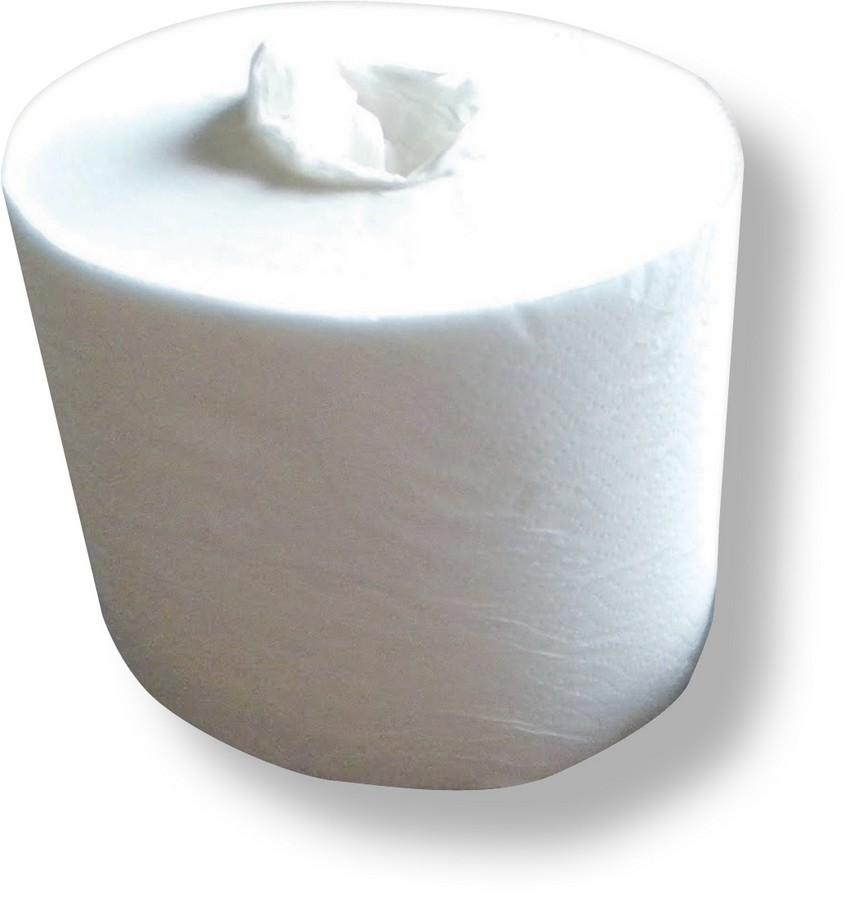 Ručník v roli 20cm/55m / 2 ks  MIDI celuloza, 2-vrstvý, s vytrhávací dutinkou