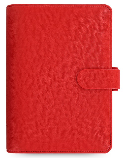 Diář Filofax Saffiano osobní červený
