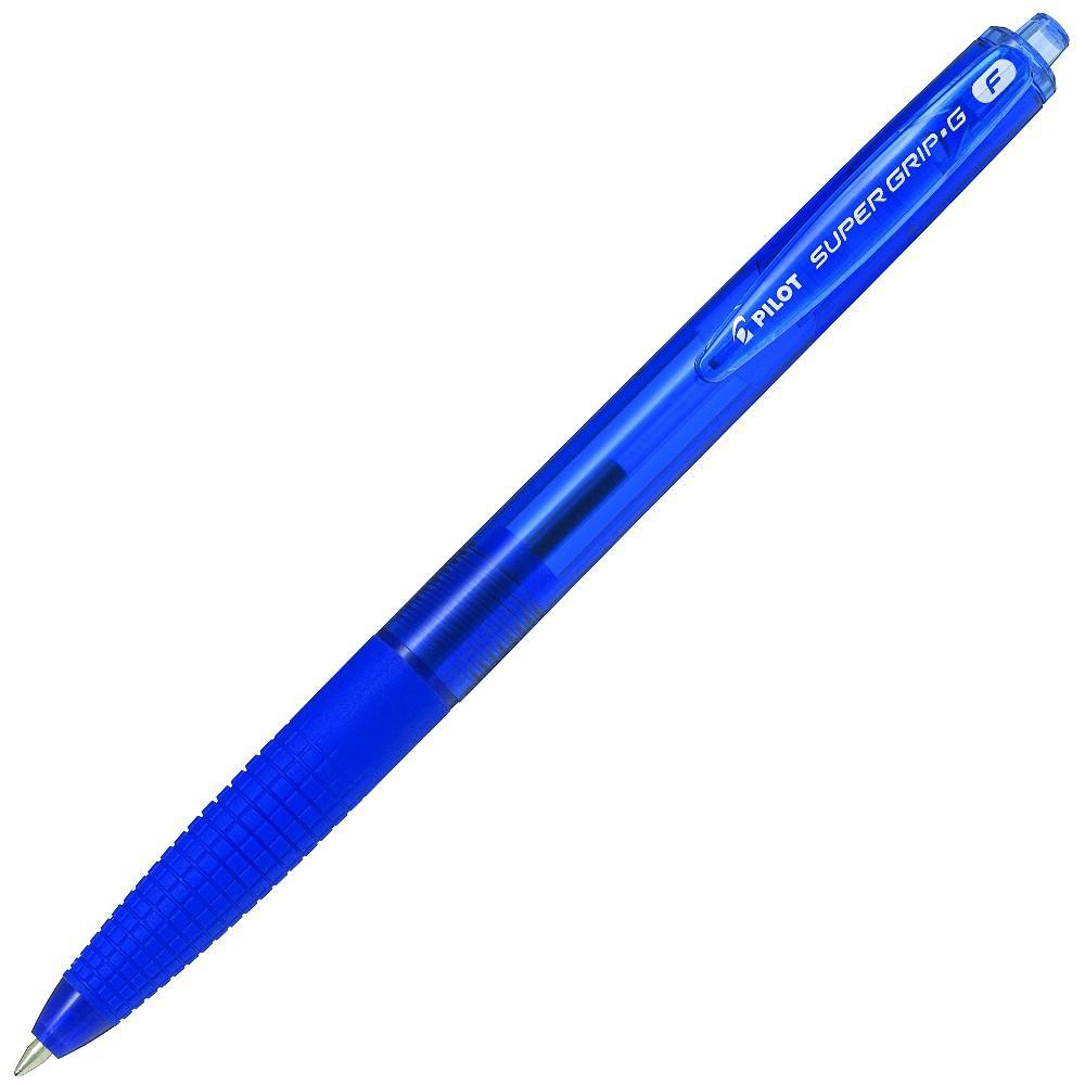 Pero kuličkové Pilot 2044 Super Grip-G stiskací modré