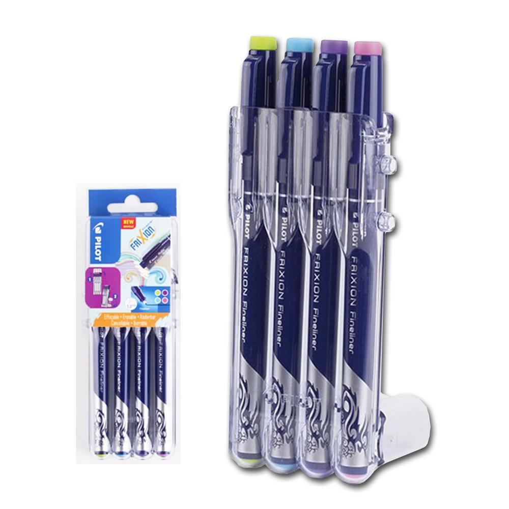 Popisovač Pilot 4104 Frixion Fineliner - sada 4 barvy/pastel