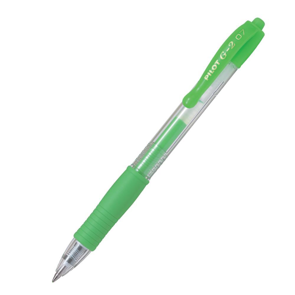Pero gelové Pilot 2605 G2 0,7 mm neonově zelené
