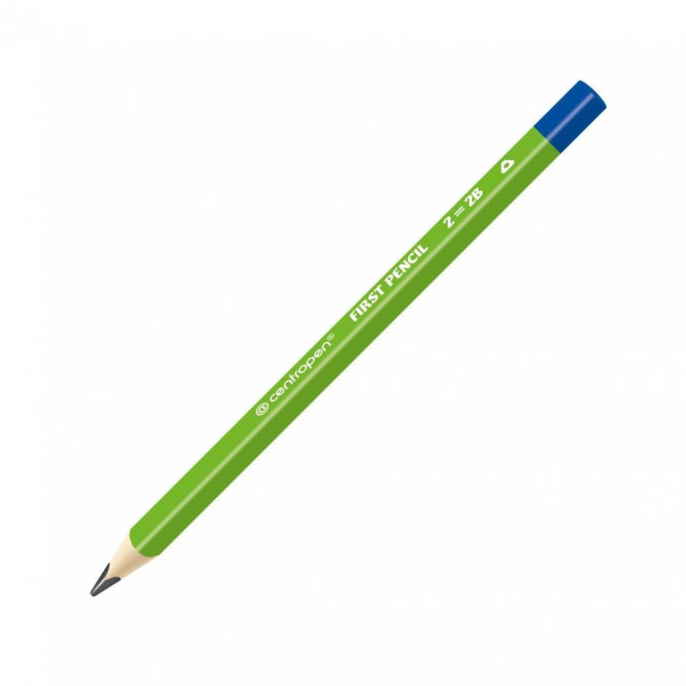 Tužka grafitová trojhranná Jumbo č.2 Centropen mix barev