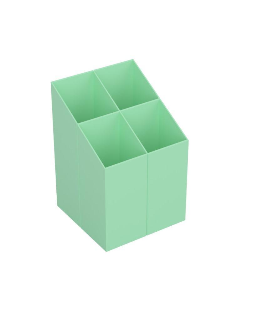 Stojánek na tužky ICO QUADRATE pastelově zelený