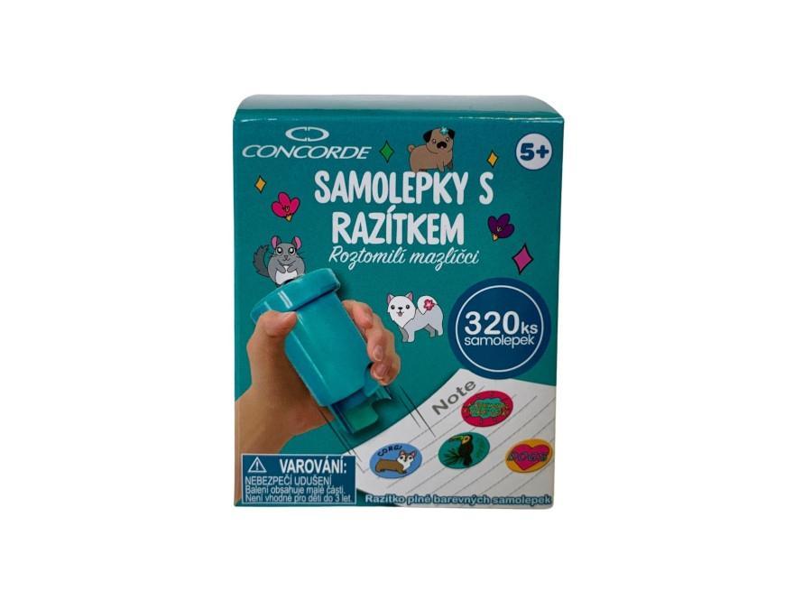 Samolepky s razítkem Concorde Roztomilí mazlíčci