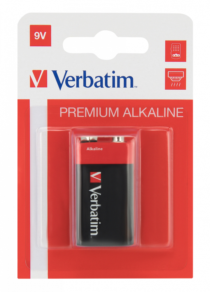 Baterie 9 V GP/Panasonic/Verbatim / 1 ks