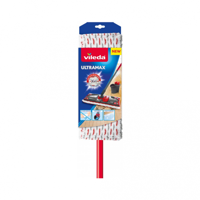 Vileda Ultramax mop, teleskopická tyč, 1 ks (sada tyč + mop)