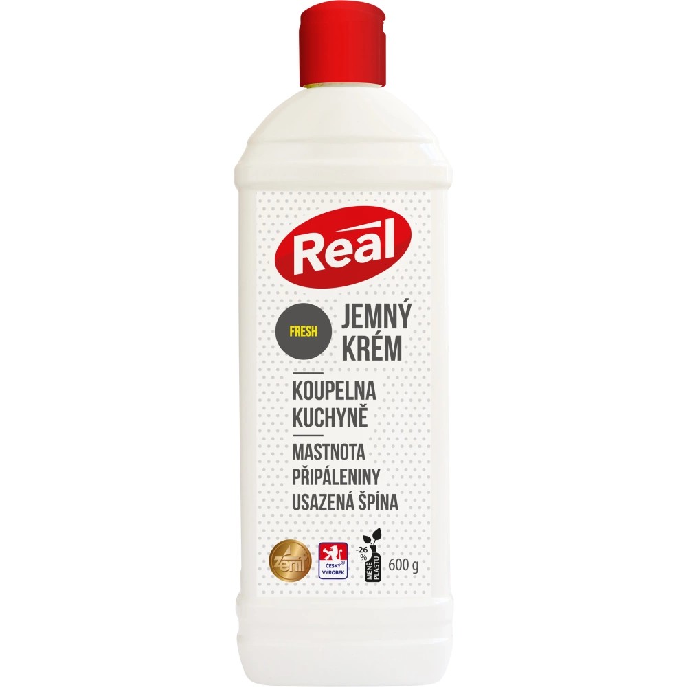 Real gel creme na sklokeramické desky a jiné 600g