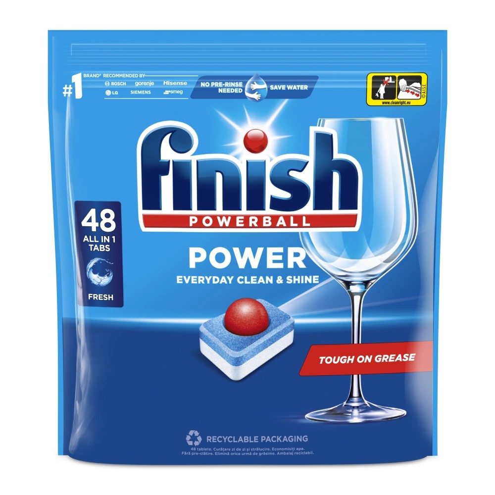 FINISH tablety do myčky All in 1 Max 48 ks Power