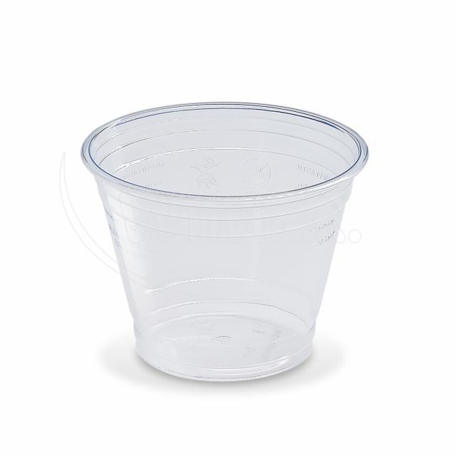Kelímek (rPET) čirý O95mm 250ml / 50 ks - vhodný pro víčko