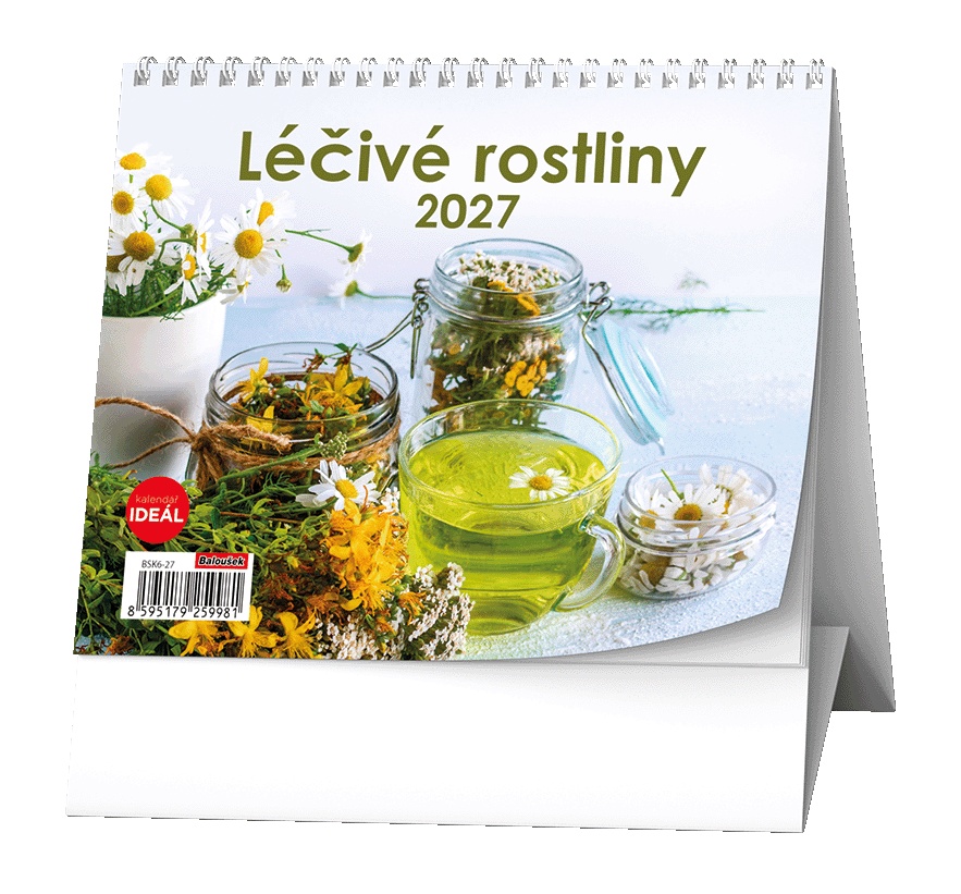 Kalendář stolní Ideál Léčivé rostliny