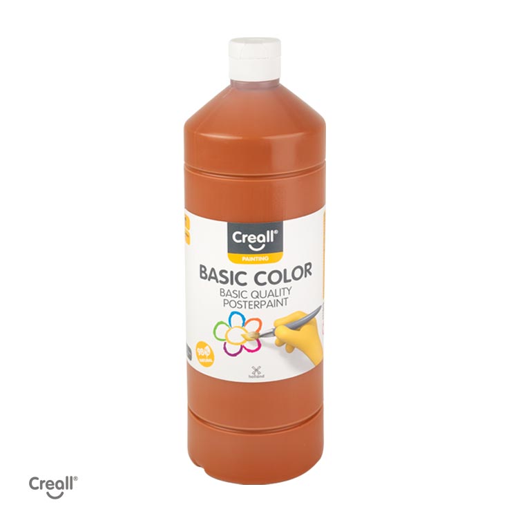 Tempera Creall 1000ml hnědá světlá