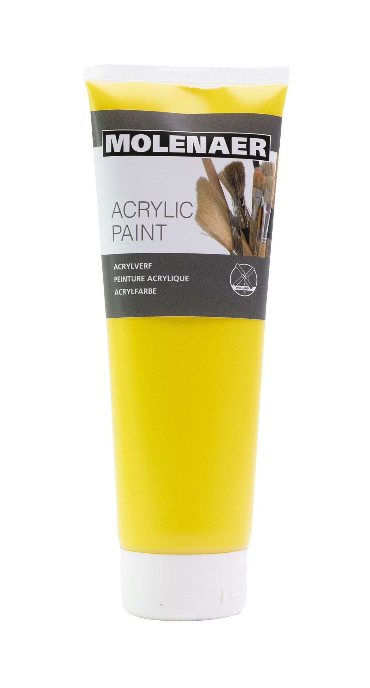 Molenaer akrylová barva, 250 ml, žlutá
