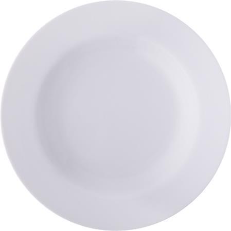 Talíř porcelánový hluboký "Economic" bílý 22,5 cm sada 6 ks