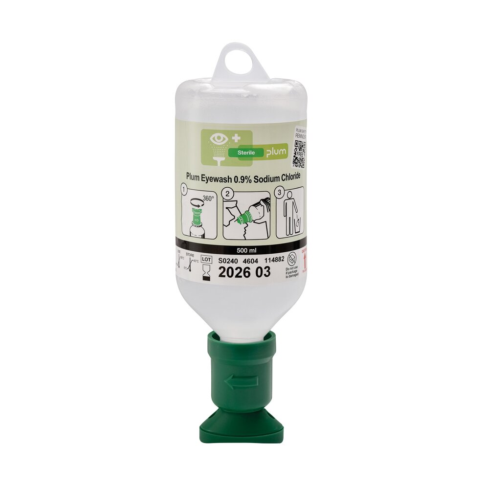 Výplach očí sterilní na bázi chloridu sodného 0,9% 500ml