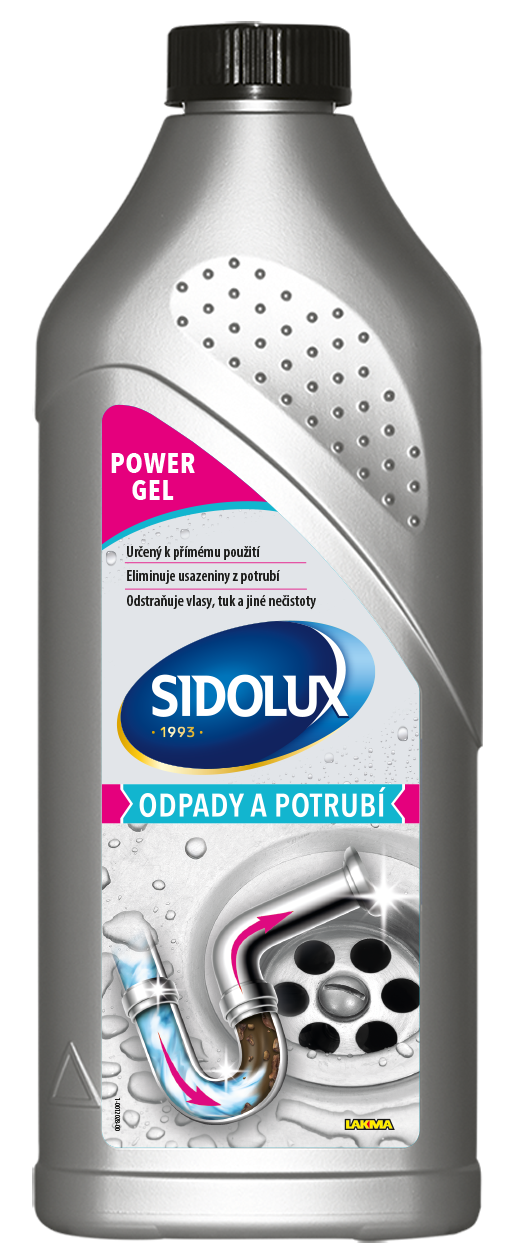 Sidolux gelový čistič odpadů a potrubí 1000ml