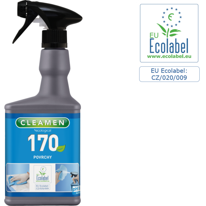 CLEAMEN 170 multifunkční čistič na povrchy 550ml Ecolabel