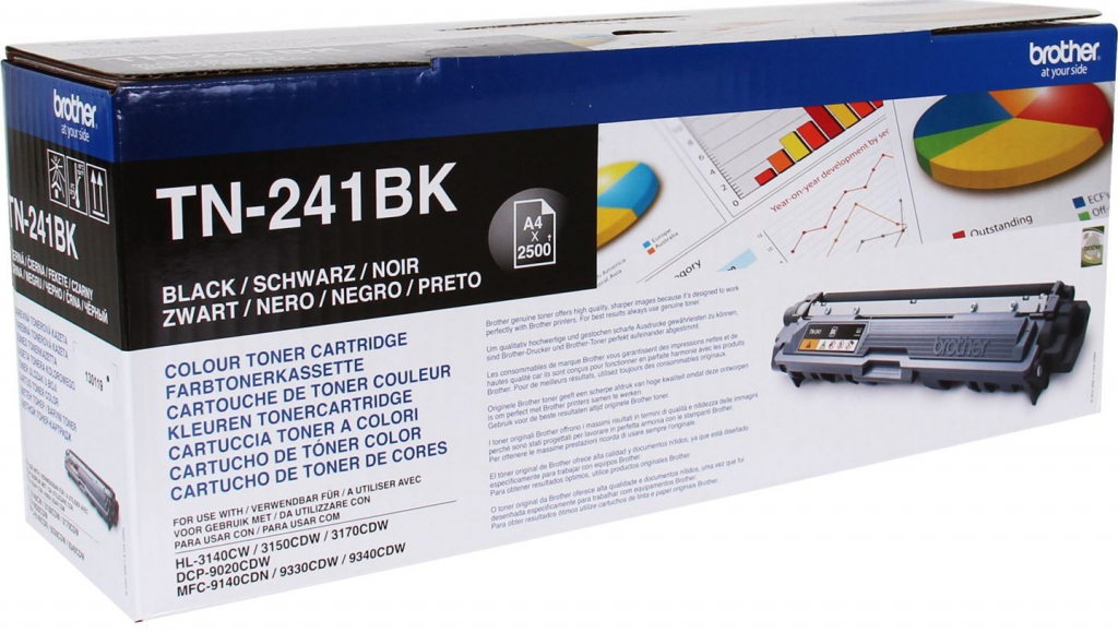 Brother originální toner TN241BK, black(černá), 2500 stran