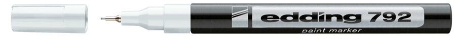 Edding 792 bílý