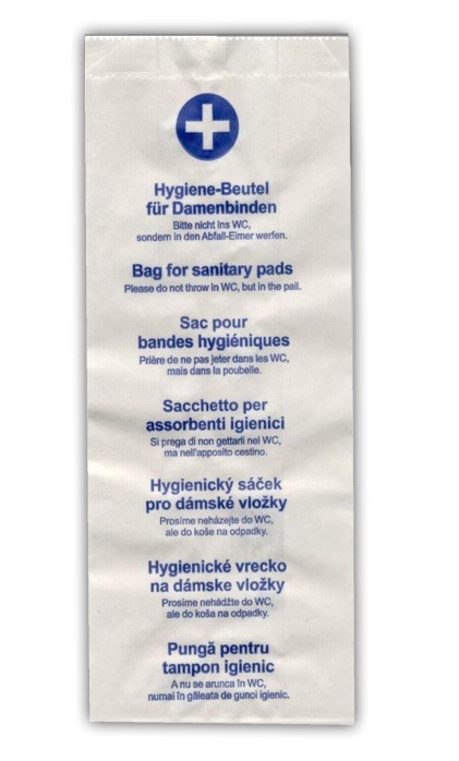 Sáčky hygienické papírové 11+4 x 28 cm / 100ks