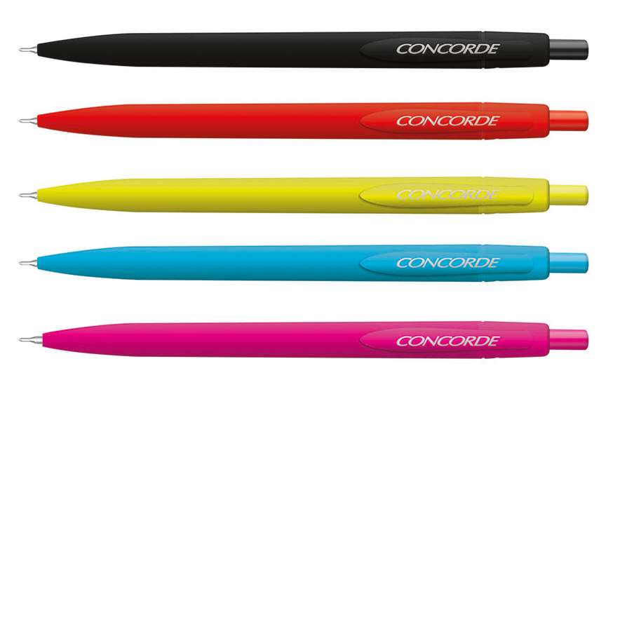 Pero kuličkové Concorde Drupy 0,6 mm mix barev