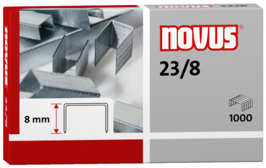 Jehly/drátky do sešívačky NOVUS 23/8 - do 50 listů