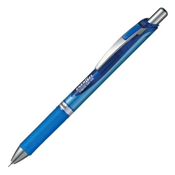 Pero gelové PENTEL BLN 75 modrý roller 0,5 mm EnerGel