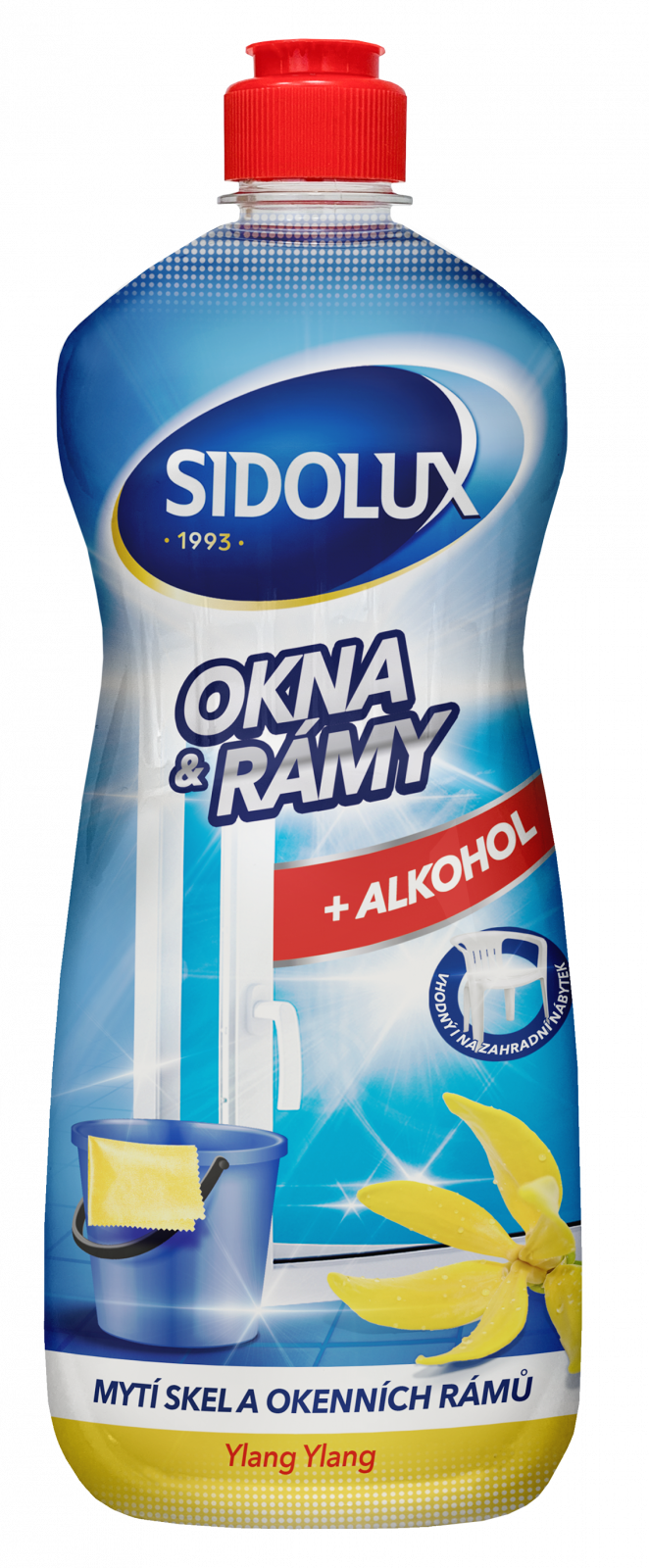 Sidolux na okna a rámy 1000ml mix vůní