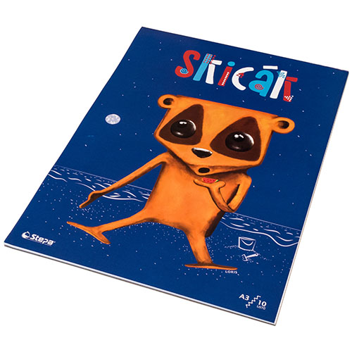 Karton kreslicí bílý A3 180 g / 20 listů v bloku (skicák)